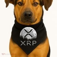 Xrp Moon Ripple USA-Made Doggie Bandana thumb 1