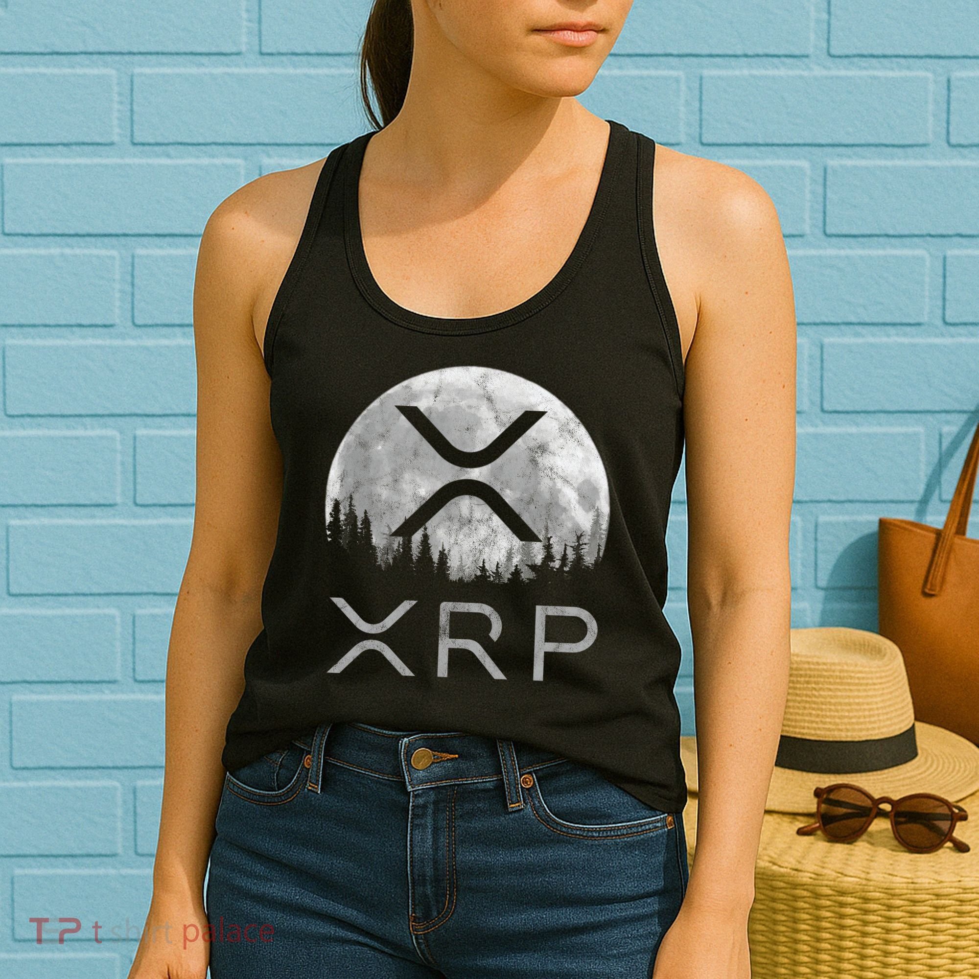 Xrp Moon Ripple Women's Tank Top