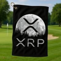 Xrp Moon Ripple Golf Towel thumb 1