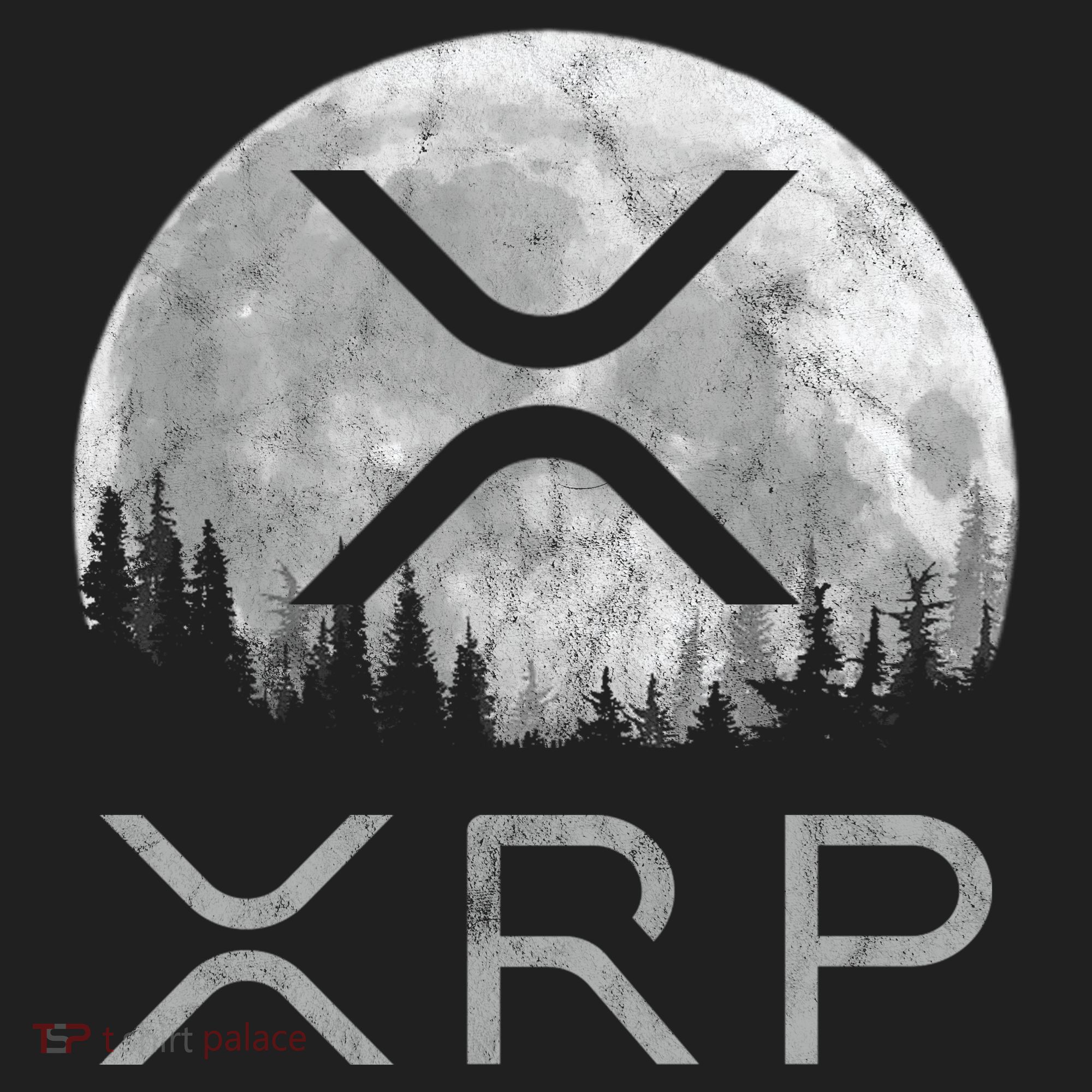 Xrp Moon Ripple Golf Towel