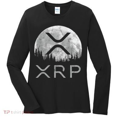 Xrp Moon Ripple Women's Long Sleeve Shirt