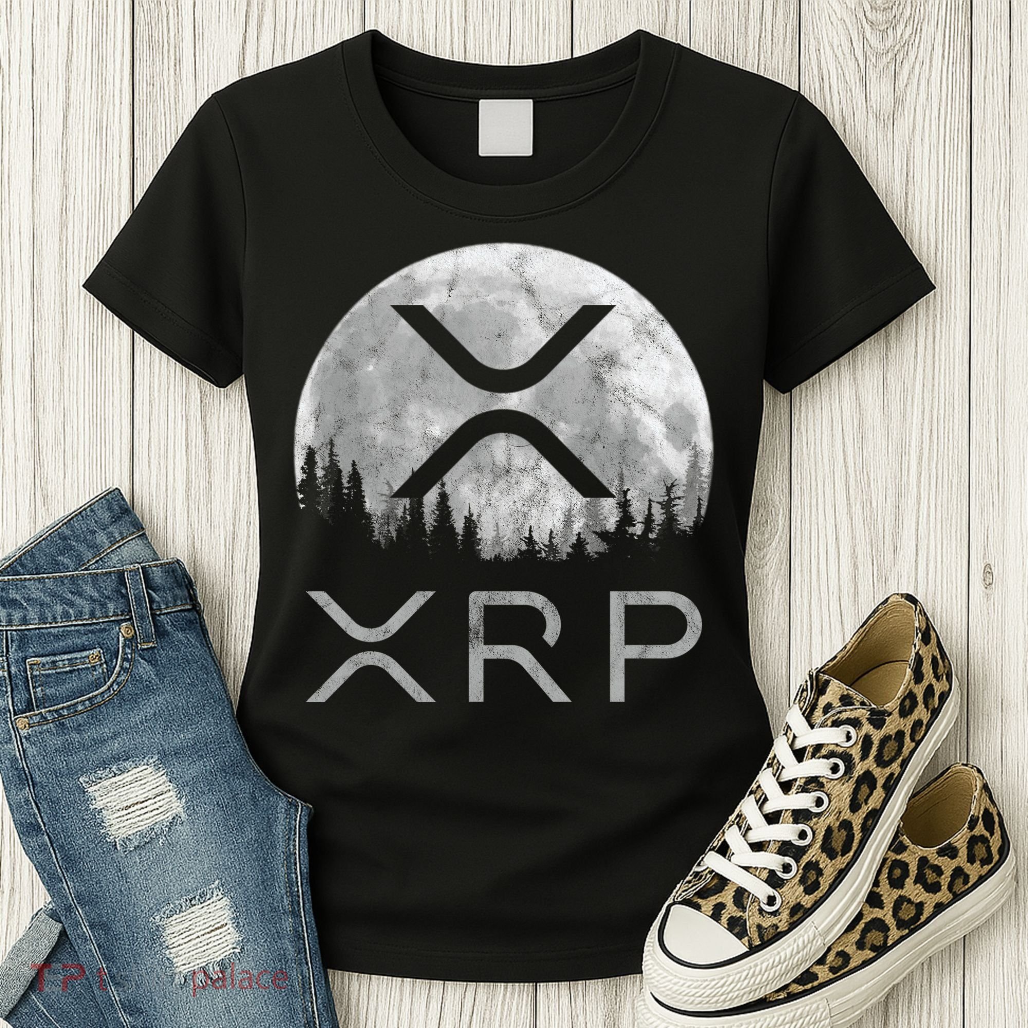 Xrp Moon Ripple Women's T-Shirt