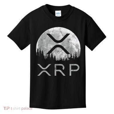 Xrp Moon Ripple Kids T-Shirt