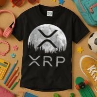 Xrp Moon Ripple Kids T-Shirt thumb 3