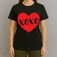 Xoxo Valentines Heart T-Shirt thumb 4