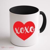 Xoxo Valentines Heart Coffee Mug thumb 1