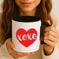 Xoxo Valentines Heart Coffee Mug thumb 3