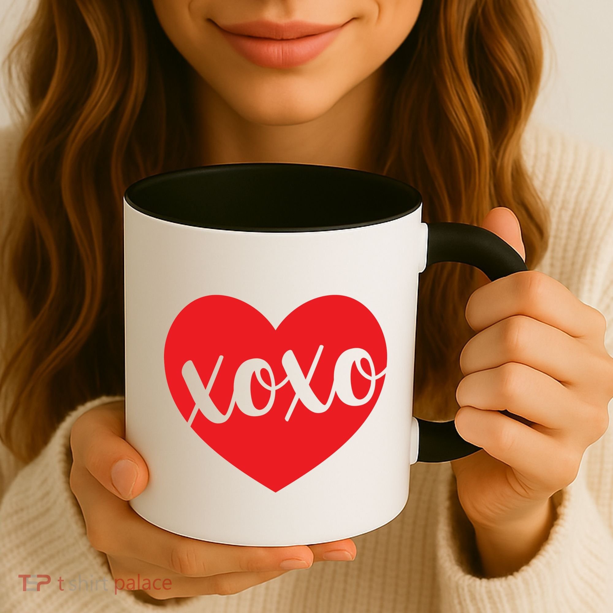 Xoxo Valentines Heart Coffee Mug