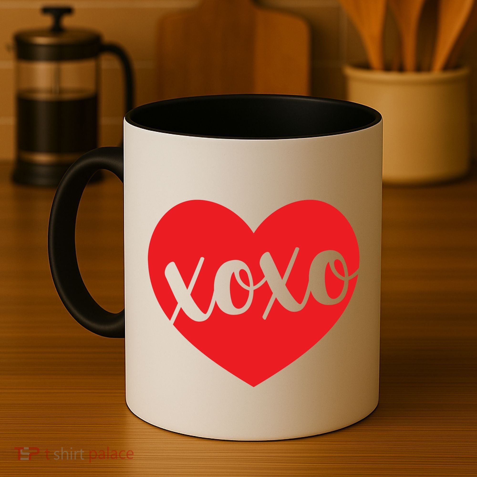 Xoxo Valentines Heart Coffee Mug