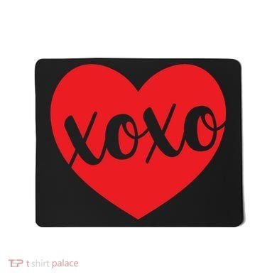 Xoxo Valentines Heart Mousepad