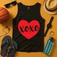 Xoxo Valentines Heart Tank Top thumb 4