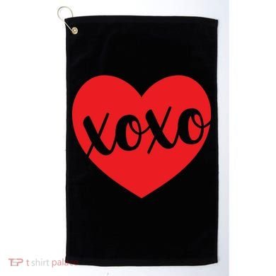 Xoxo Valentines Heart Golf Towel