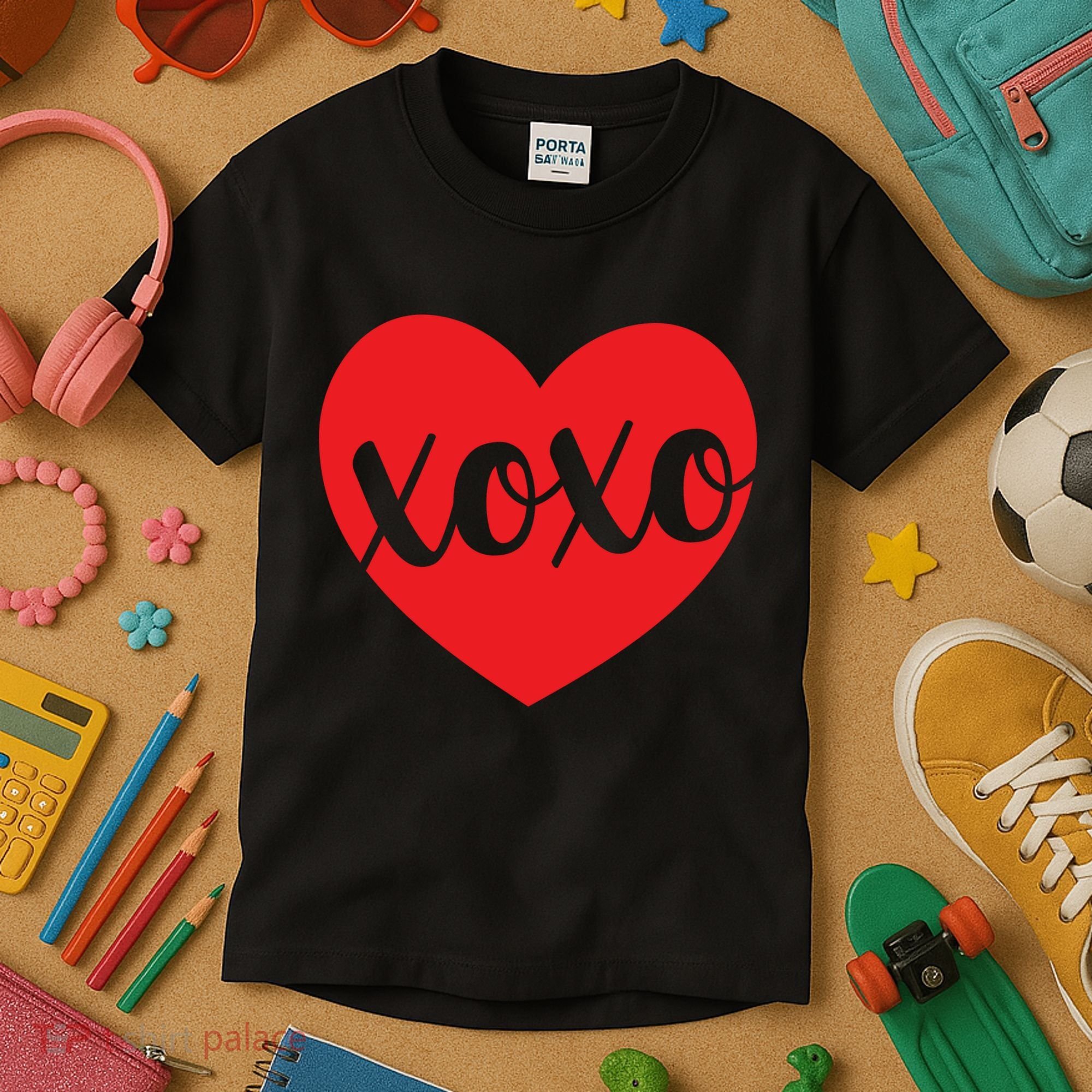 Xoxo Valentines Heart Kids T-Shirt