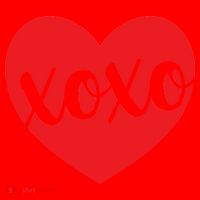 Xoxo Valentines Heart Santa Hat thumb 1