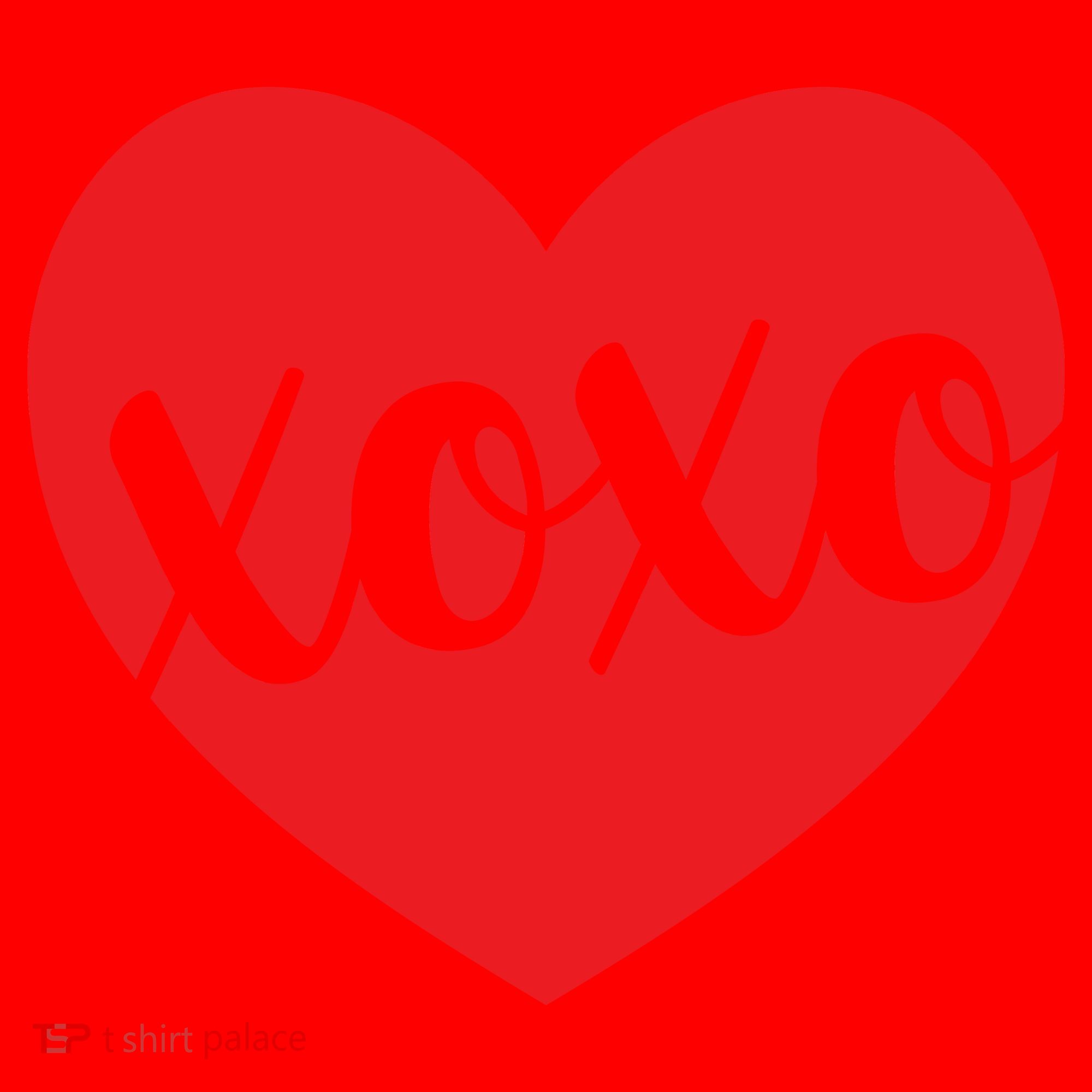 Xoxo Valentines Heart Santa Hat