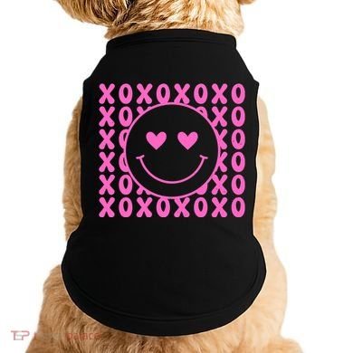 Xoxo Pink Logo Valentines Doggie Tank