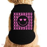 Xoxo Pink Logo Valentines Doggie Tank thumb 0