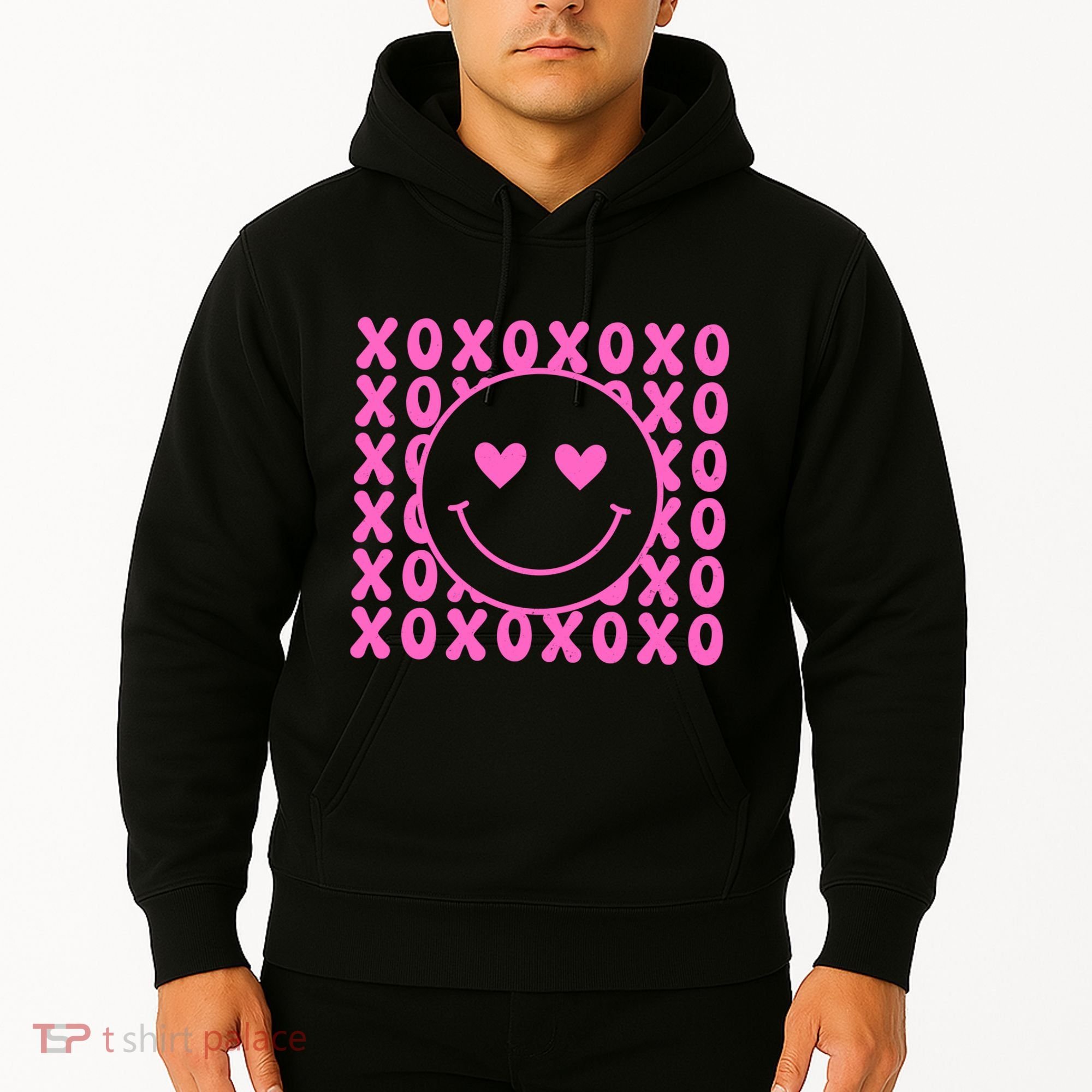 Xoxo Pink Logo Valentines Hoodie