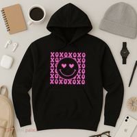 Xoxo Pink Logo Valentines Hoodie thumb 3
