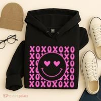 Xoxo Pink Logo Valentines Hoodie thumb 4