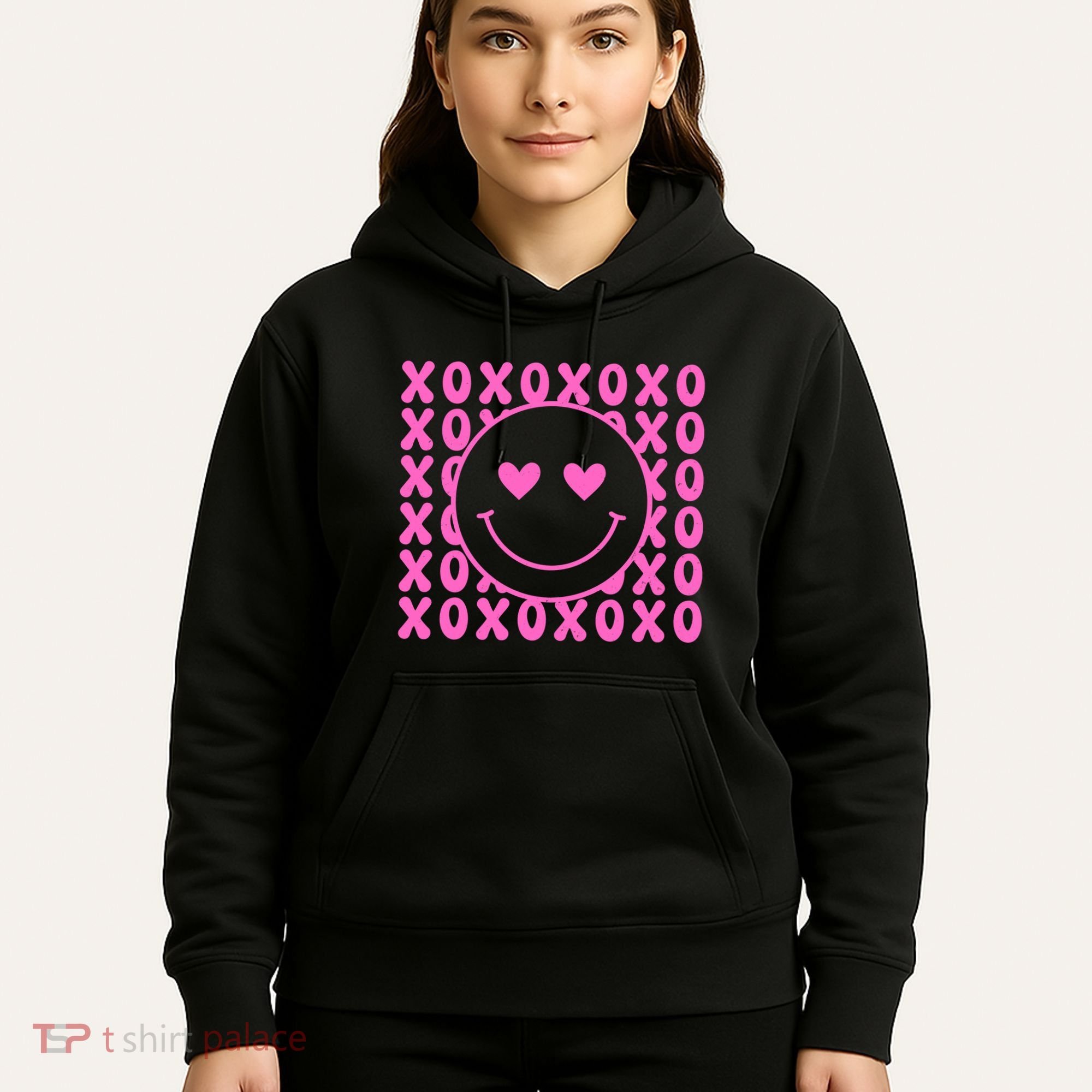 Xoxo Pink Logo Valentines Hoodie
