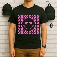 Xoxo Pink Logo Valentines T-Shirt thumb 6