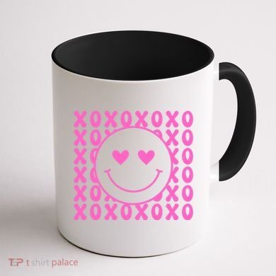 Xoxo Pink Logo Valentines Coffee Mug back