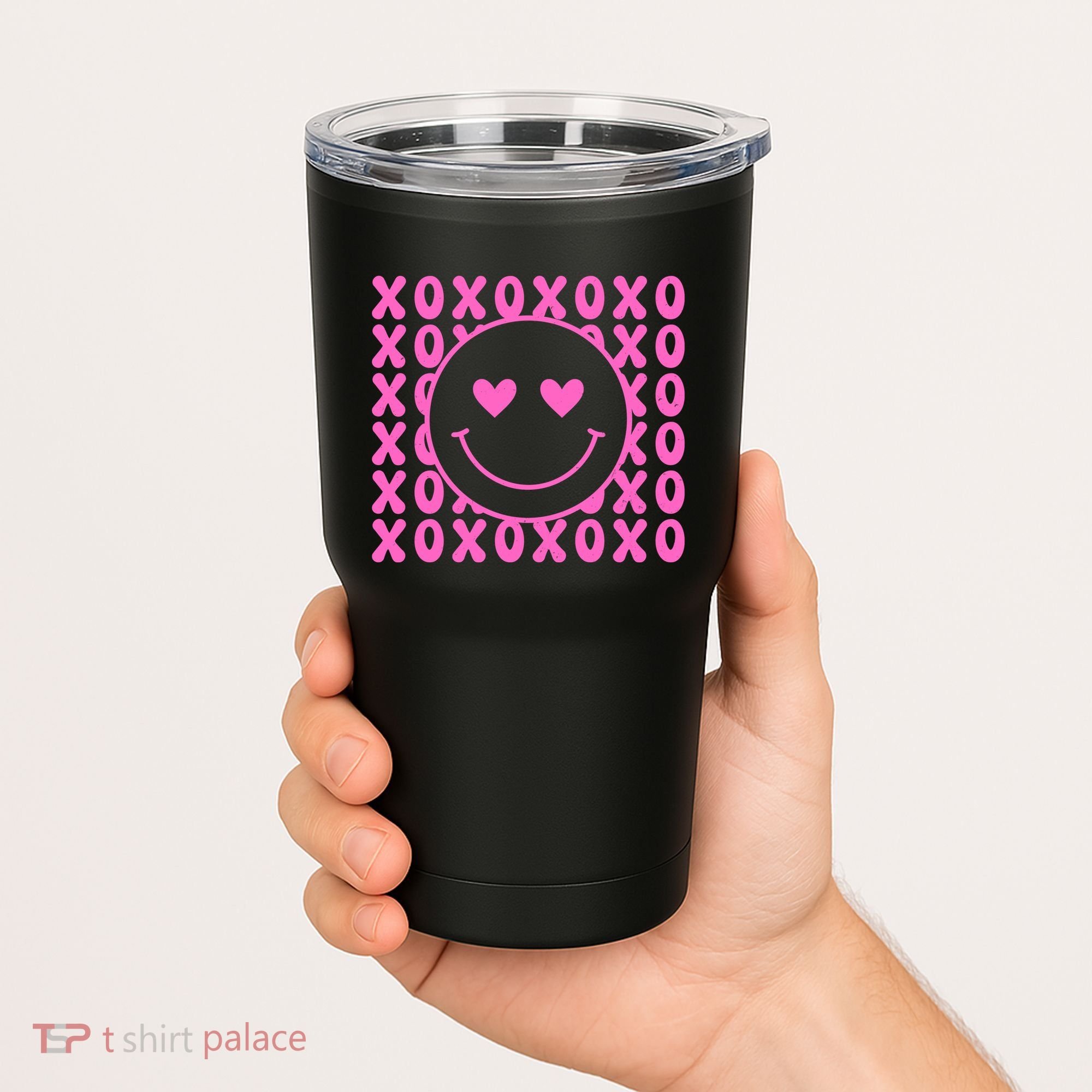 Xoxo Pink Logo Valentines Tumbler