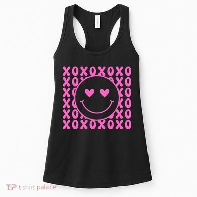 Xoxo Pink Logo Valentines Women's Tank Top