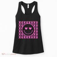 Xoxo Pink Logo Valentines Women's Tank Top thumb 0