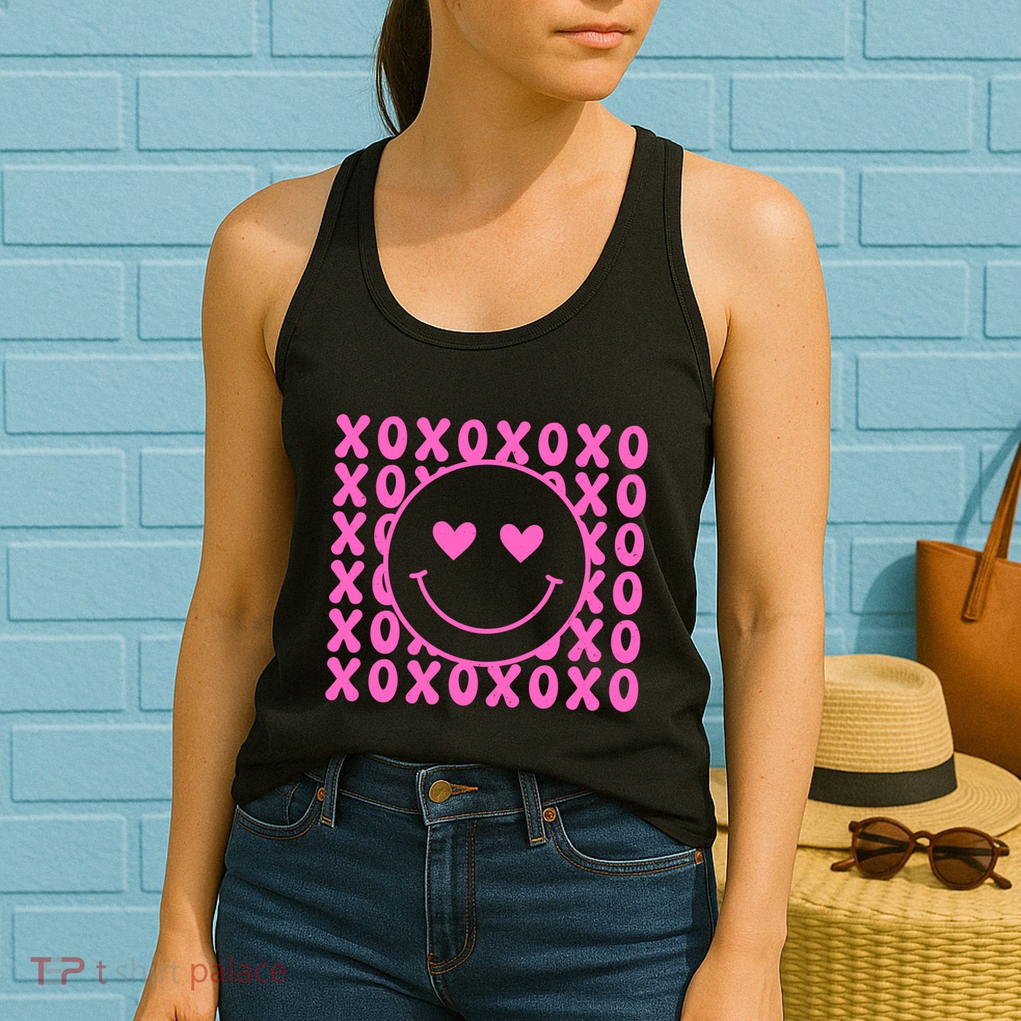 Xoxo Pink Logo Valentines Women's Tank Top