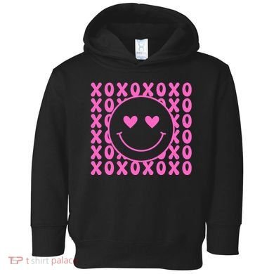 Xoxo Pink Logo Valentines Toddler Hoodie
