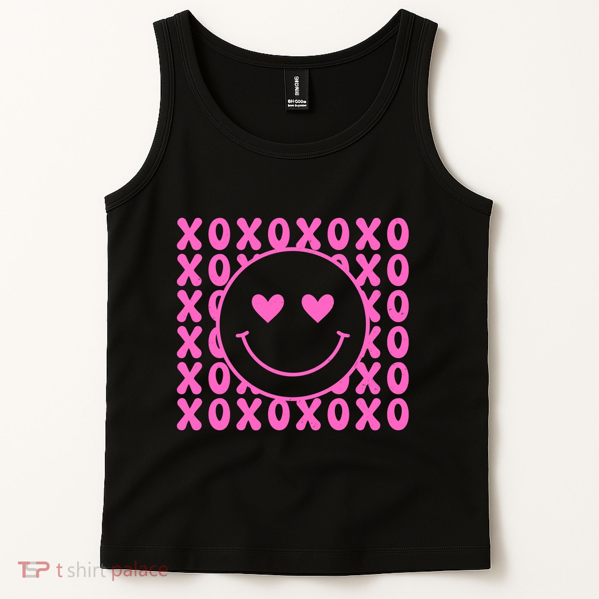 Xoxo Pink Logo Valentines Tank Top