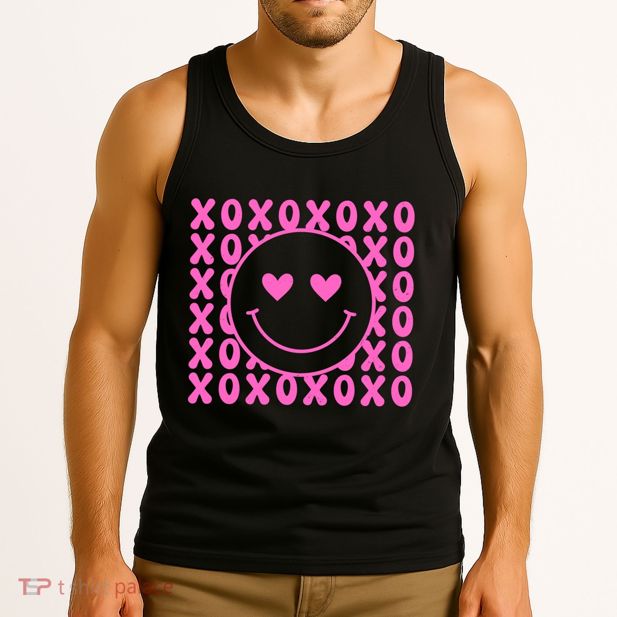 Xoxo Pink Logo Valentines Tank Top