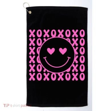 Xoxo Pink Logo Valentines Golf Towel