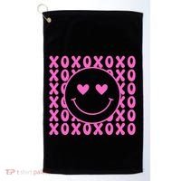 Xoxo Pink Logo Valentines Golf Towel thumb 0