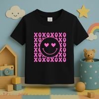 Xoxo Pink Logo Valentines Toddler T-Shirt thumb 3