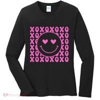 Xoxo Pink Logo Valentines Women's Long Sleeve Shirt thumb 0