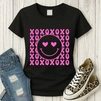 Xoxo Pink Logo Valentines Women's T-Shirt thumb 3
