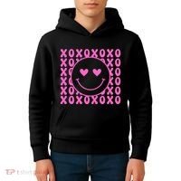 Xoxo Pink Logo Valentines Kids Hoodie thumb 4