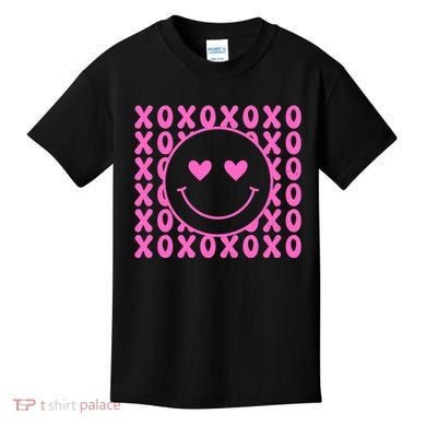 Xoxo Pink Logo Valentines Kids T-Shirt