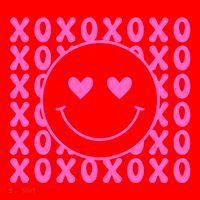 Xoxo Pink Logo Valentines Santa Hat thumb 1