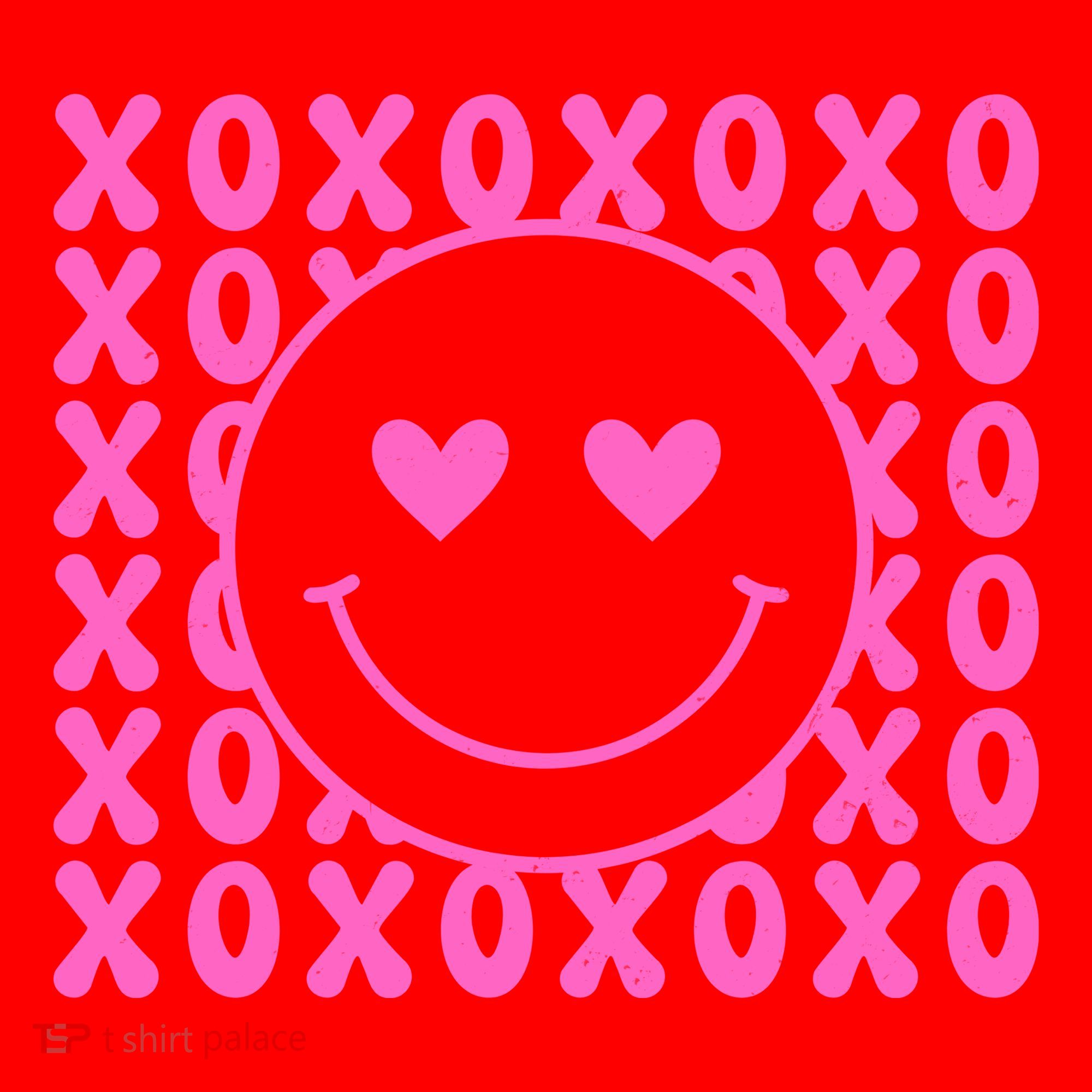 Xoxo Pink Logo Valentines Santa Hat