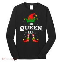 Xmas Queen Elf Family Matching Christmas Pajama Long Sleeve Shirt thumb 0