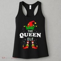 Xmas Queen Elf Family Matching Christmas Pajama Women's Tank Top thumb 3
