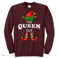Xmas Queen Elf Family Matching Christmas Pajama Sweatshirt thumb 0