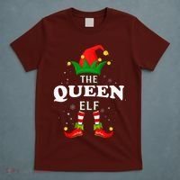 Xmas Queen Elf Family Matching Christmas Pajama T-Shirt thumb 5