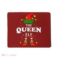 Xmas Queen Elf Family Matching Christmas Pajama Mousepad thumb 0