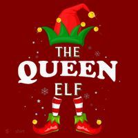 Xmas Queen Elf Family Matching Christmas Pajama Mousepad thumb 1