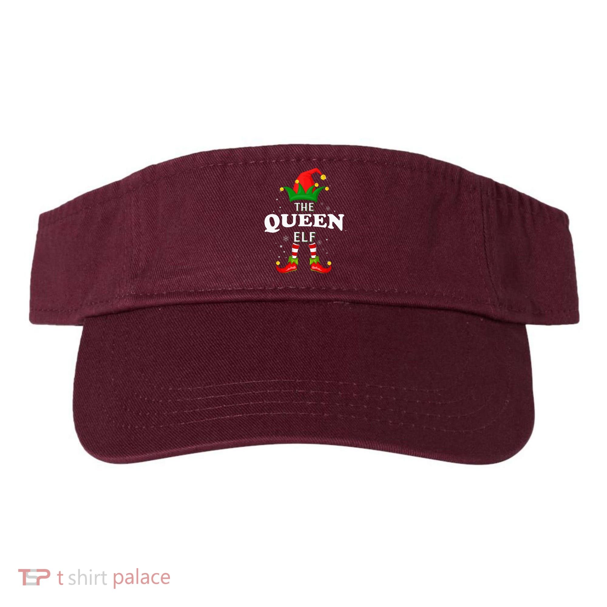 Xmas Queen Elf Family Matching Christmas Pajama Visor